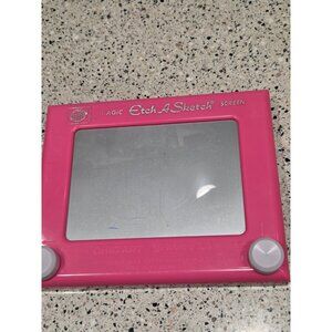 Vintage Original Ohio Art 505 Etch A Sketch Magic Screen Toy Pink